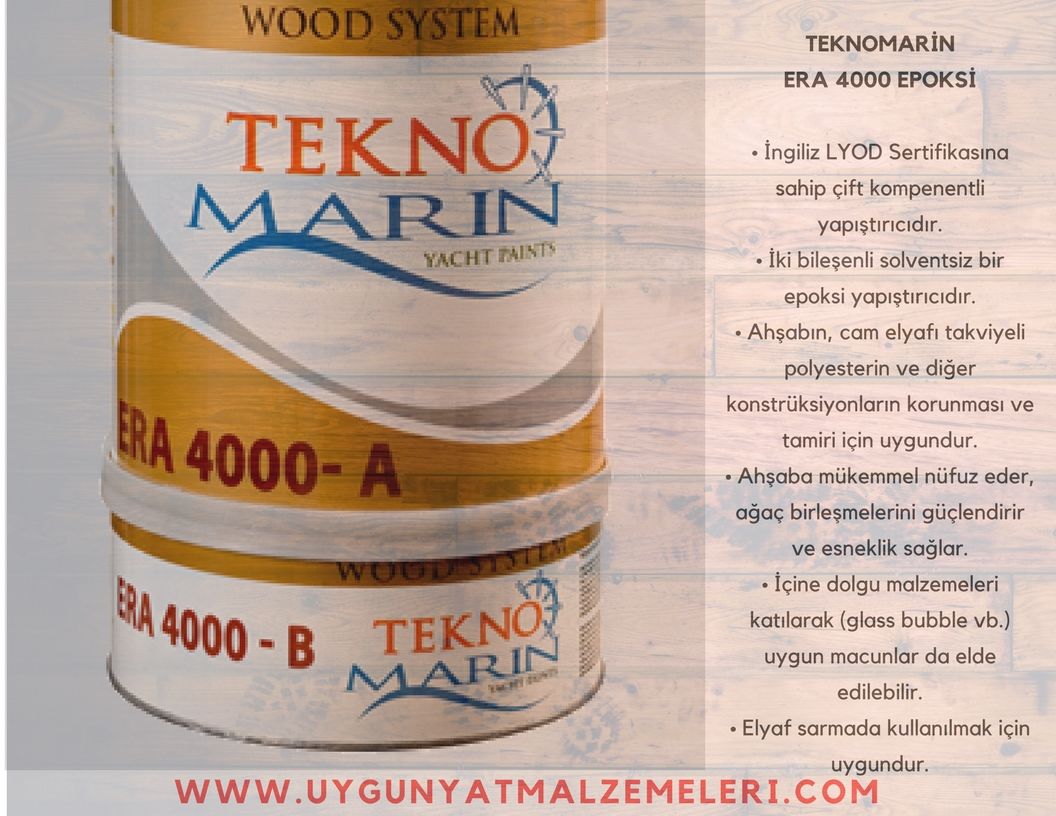 TEKNOMARİN ERA4000 Lloyd SERTİFİKALI EPOKSİ REÇİNE