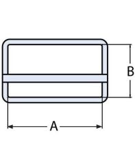 Paslanmaz Kayış Tokası, 25MM