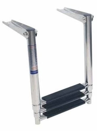 4 Basamaklı Teleskopik Merdiven 316 Kalite