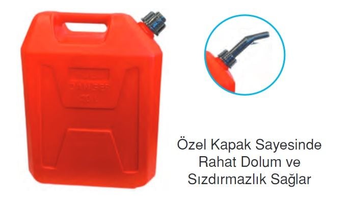 Benzin ve Mazot Bidonu 10LT