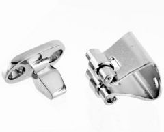 Stoper, Paslanmaz Çelik, Base 26x28MM, H.38MM