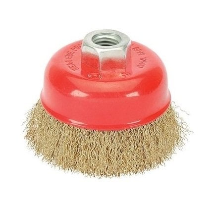 UGR Çanak Vidalı Dalga Telli Fırça 75MM